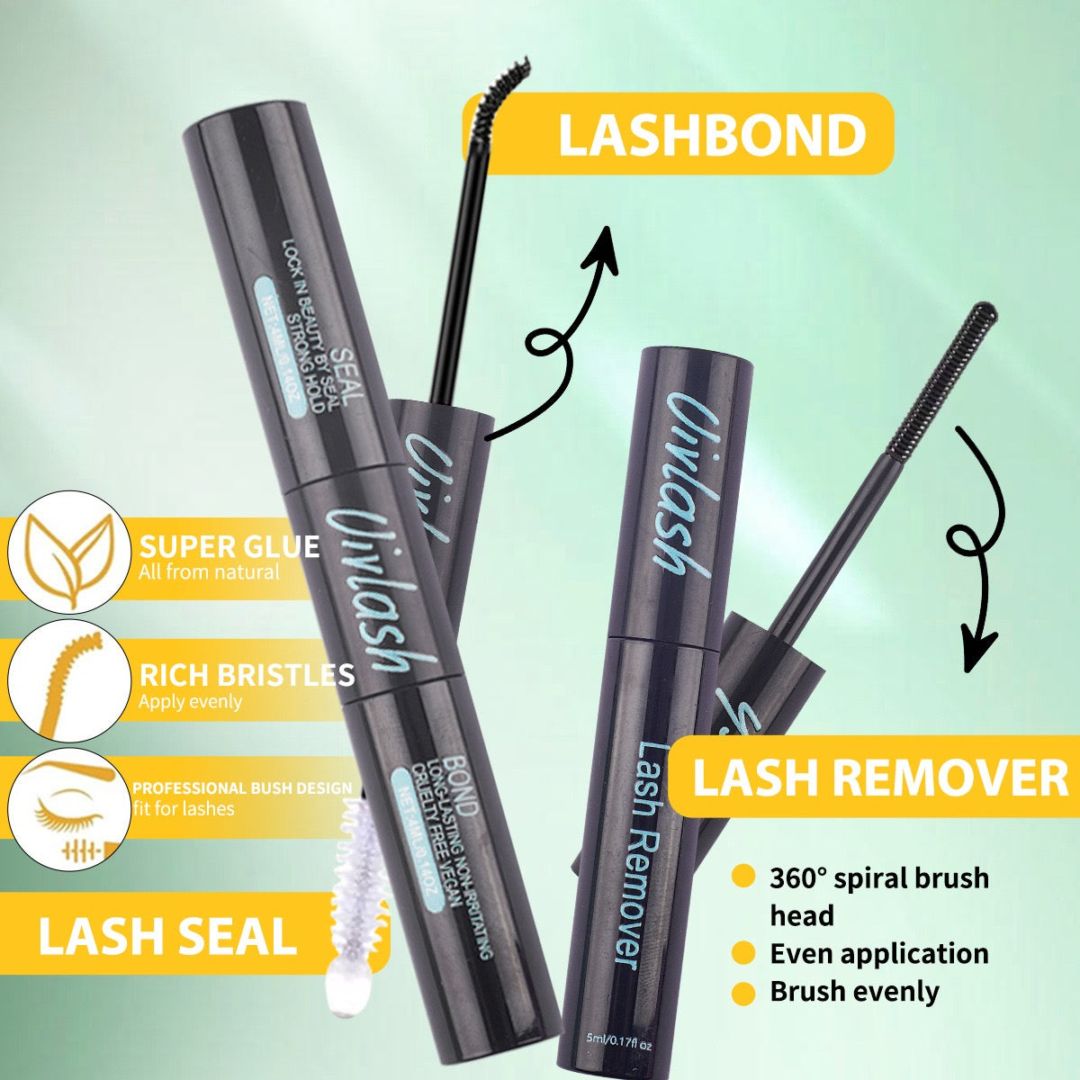 640 Cluster False Eyelashes Kit Natural & Dramatic 2-in-1 Individual Lashes for Daily & Party